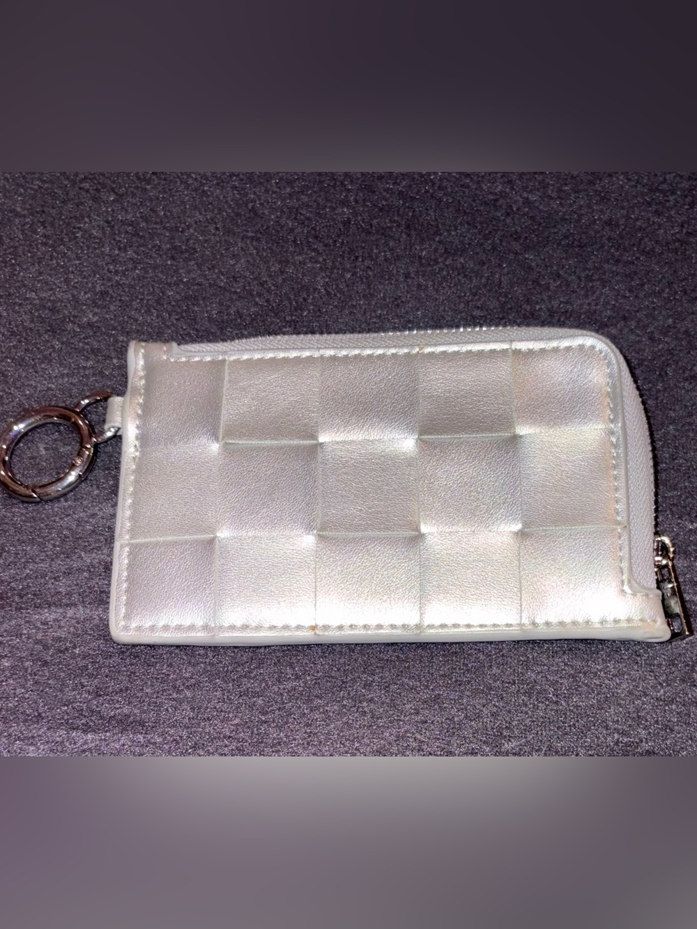A New Day Woven Metallic Wallet Card Holder